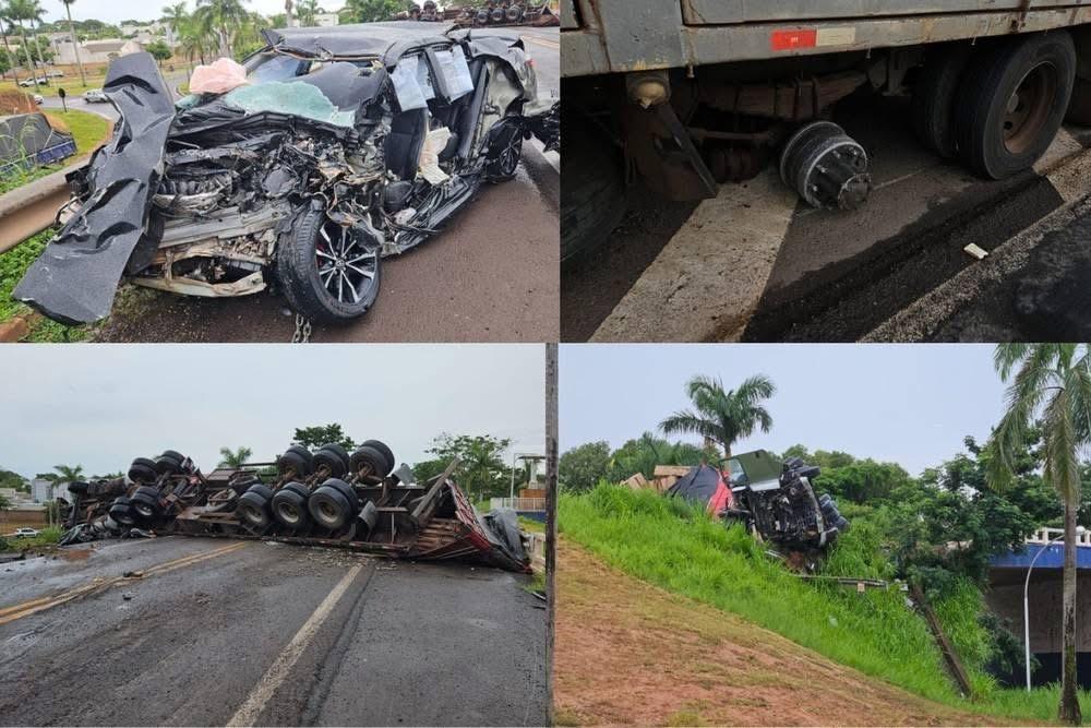 Acidente grave na SP-563 provoca morte de família de Mato Grosso do Sul